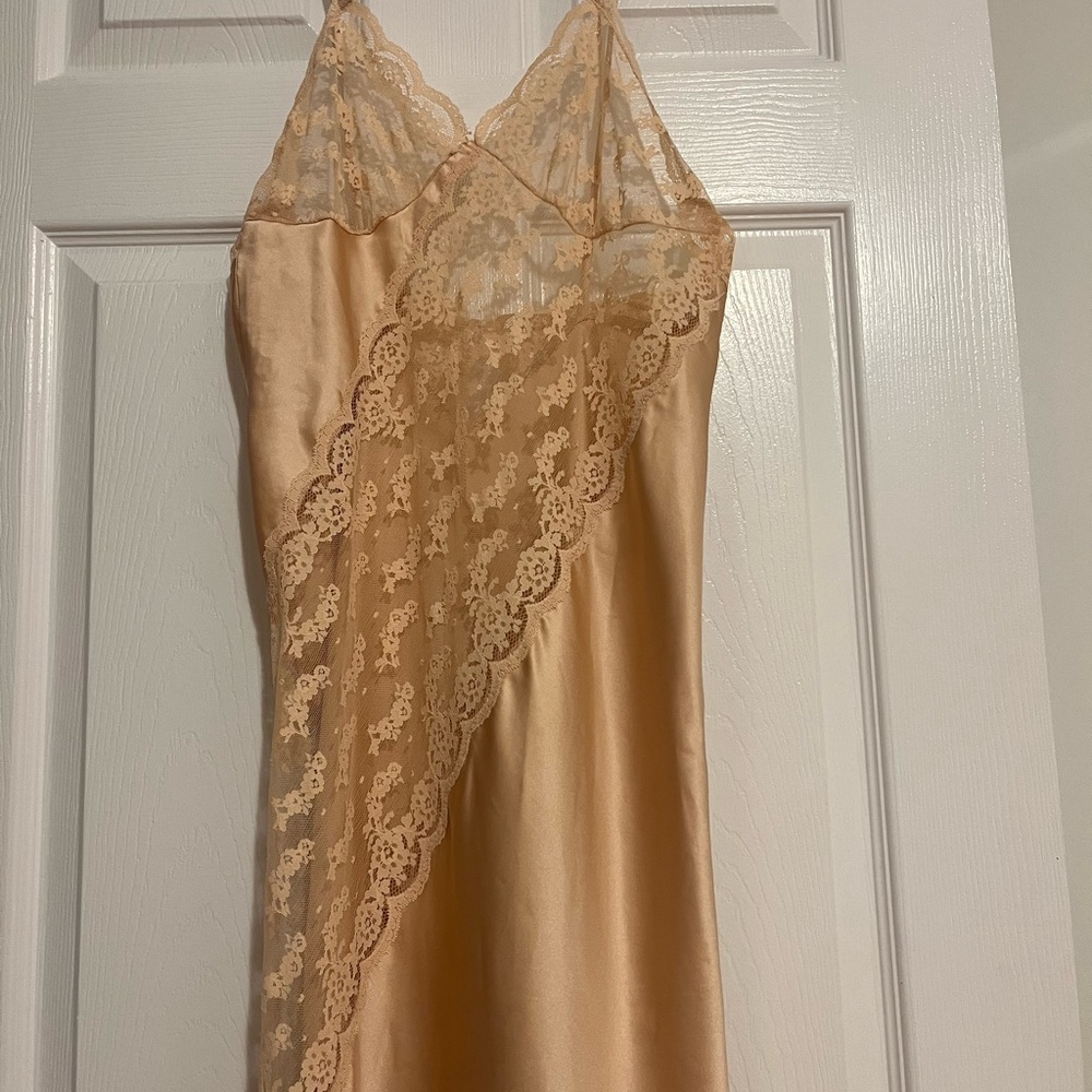 Elegant Lace Slip Dress rare vintage maxi
